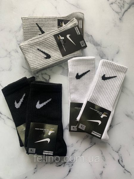 Шкарпетки чоловічі Nike 40-44р. гладь з принтом 2107408583 фото