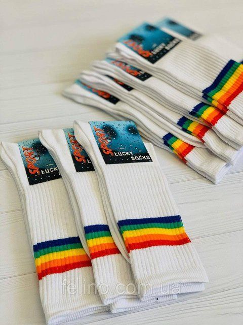 Шкарпетки чоловічі LUCKY SOCKS 41-44р. гладь з принтом 1173588027 фото