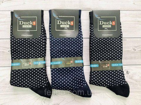 Шкарпетки чоловічі DUCKS 40-44р. гладь з принтом 1623335707 фото