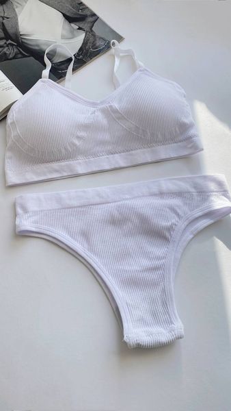 Жіночий комплект топ і трусики Ribbed Comfort. оптом, 888/9/ML 888/9/ML фото