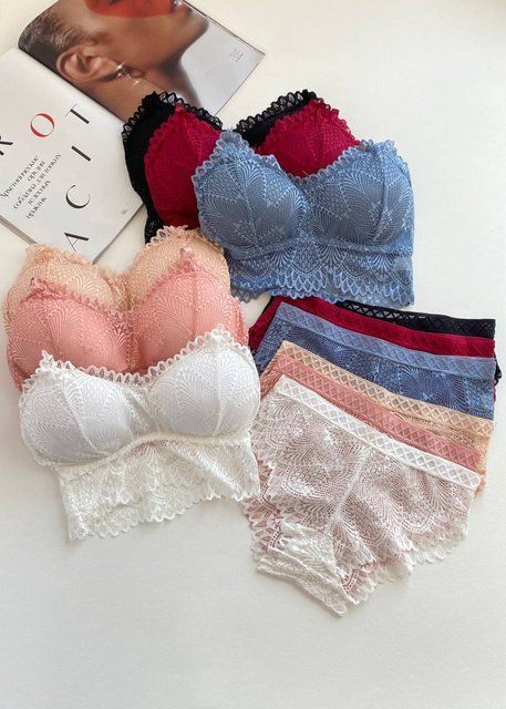 Жіночий комплект мереживної білизни Lace Charm, S/M, ОПТОМ, 2102/8 2102/8 фото