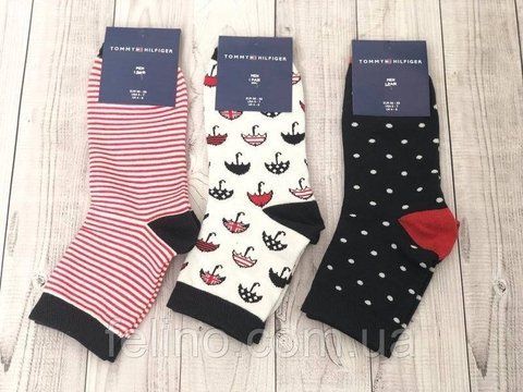 Шкарпетки жіночі спортивні демисезон tommy hilfiger р 35-41 1622688470 фото