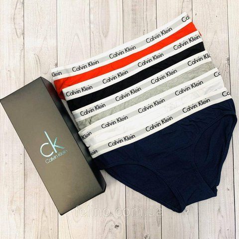 Жіночий комплект білизни Calvin Klein жіночі трусики сліпи Набір 5 шт в упаковці l 1293401487 фото