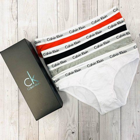 Жіночий набір білизни Calvin Klein жіночі трусики сліпи 4 шт. в упаковці L 1294064606 фото